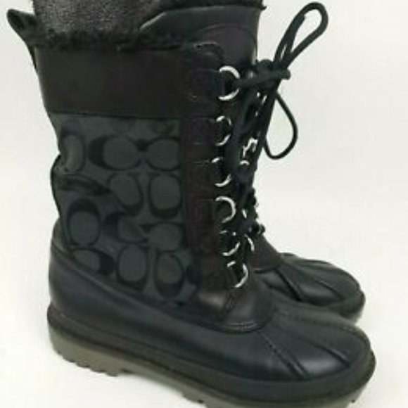 COACH NEW YORK - WOMEN'S "LAURA" WINTER BOOT - SZ 8 1/2